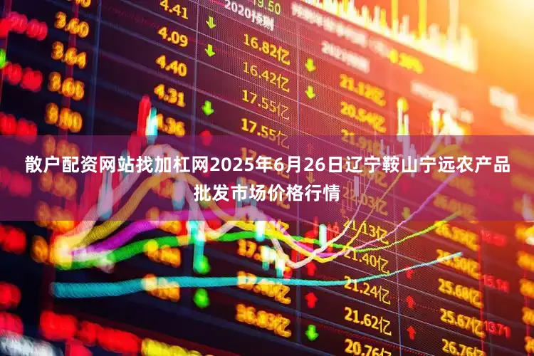 散户配资网站找加杠网2025年6月26日辽宁鞍山宁远农产品批发市场价格行情